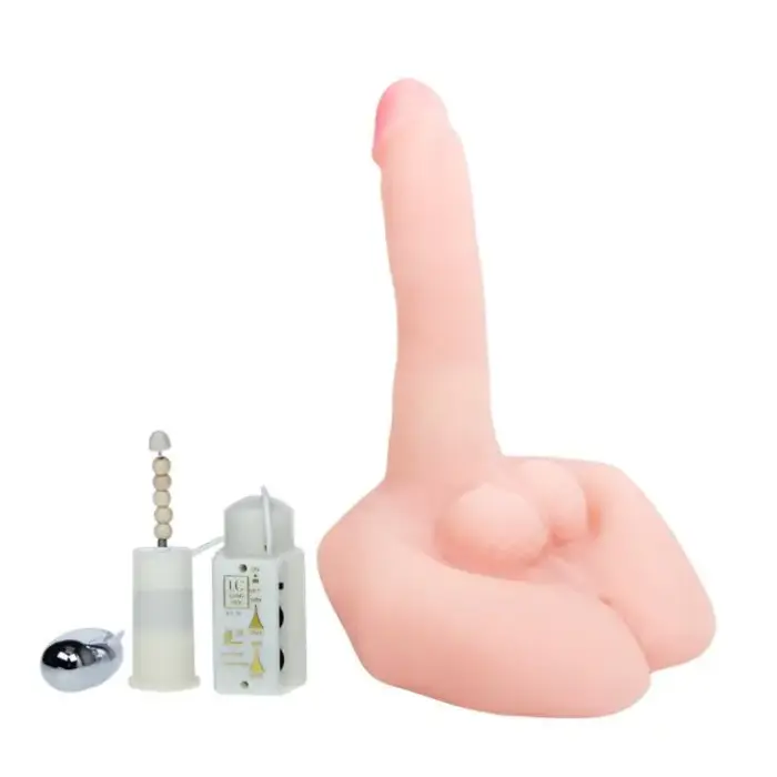 BAILE Mr. BIG Вращающийся и вибрирующий дилдо – 21 cm (8.5″) – черный