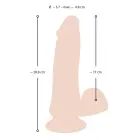 Nature Skin Bendable Remote Controlled Vibrator with Testicles – 21 cm (8.2″) – Skin — Photo 12