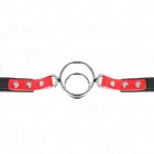 KINK Adjustable Silicone & Metal O-Ring Gag – Red — Photo 4