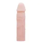 BAILE Salokāms teksturēts dildo – 19 cm – Rozā Foto 2