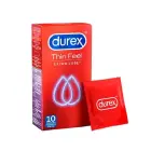 Durex Thin Feel Extra Lube īpaši plāni prezervatīvi – 10 gab. — Foto 1
