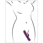 Javida 2 funkcijų triušio vibratorius – 23.7 cm (9.3″) – rožinis — Nuotrauka 13
