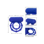 10 Bead Maximus Vibrating Cock Ring – Blue — Photo 4