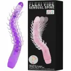 Гибкий вибраator BAILE FLEXI VIBE Sensual Spine – 23.5 см (9.25″) – фиолетовый — Фото 3