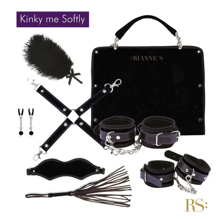 Rianne S Soiree Kinky Me Softly – Deluxe BDSM Kit – Black