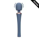 Jaudīgs wand masāžas vibrators ar nekustīgu rokturi – Blue Nova — Foto 6