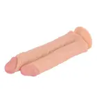 Kiotos COX kahekordse penetratsiooniga dildo iminapaga – 28 cm (11″) – nahavärv — Foto 2