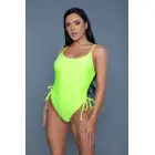 Odette ujumiskostüüm – neoonroheline – XL — Foto 1