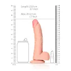 Curved Realistic Dildo with Balls and Suction Cup – 20.5 cm (8″) — Photo 5
