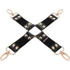 Begme Black Edition mākslīgās ādas saistekļu sistēma hogtie – melna — Foto 4