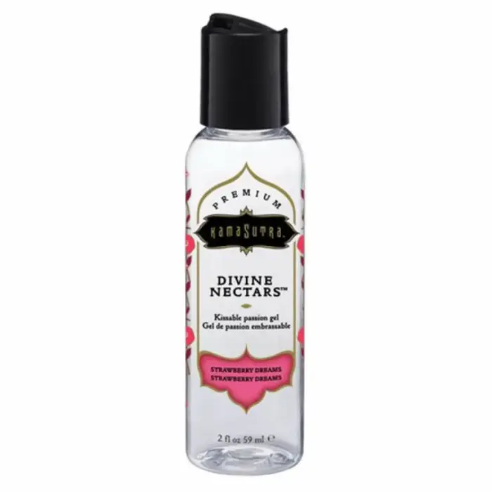 Kama Sutra Divine Nectars Strawberry Dreams veepõhine librikant – 50 ml