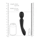 Enora dubultais wand vibrators – melns — Foto 9