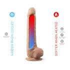 SILEXD Model 1 realistlik dildo – 25 cm (10″) – nahavärv — Foto 6