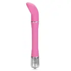Lulu Satin Scoop Vibrator – 12.7 cm (5″) – Pink — Photo 1