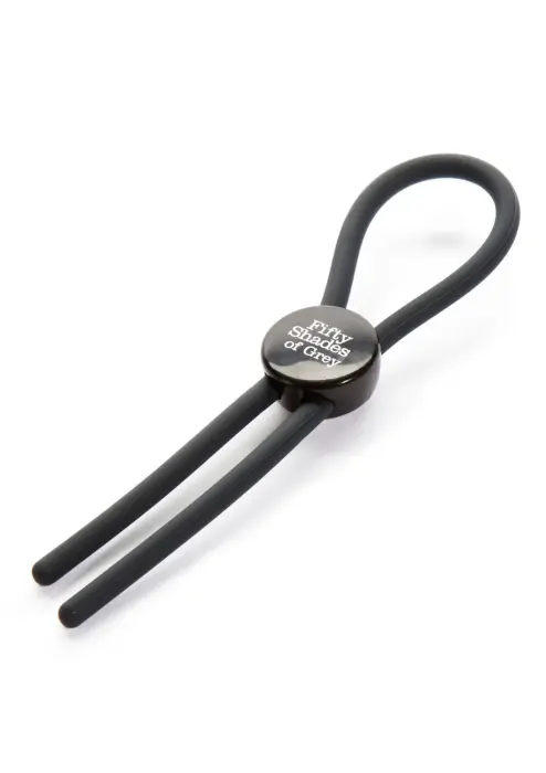 Again and Again Adjustable Cock Ring – Black