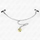 KINK Chain Nipple Clamps with Bell 30 cm – Adjustable Metal Design — Photo 3
