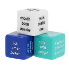 WATERFEEL Sensual Dice Game - Multilingual Set with Satin Pouch, 2cm — Photo 3