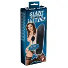 Melns milzīgs piepūšams dildo – 31.5 cm (12.4″) Foto 1