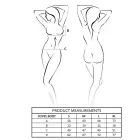 PASSION ZOVEL mežģīņu bodijs – melns – L/XL — Foto 4
