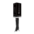 Whip with Curved Silicone Dildo – 30 cm (11.8″) – Black — Photo 2
