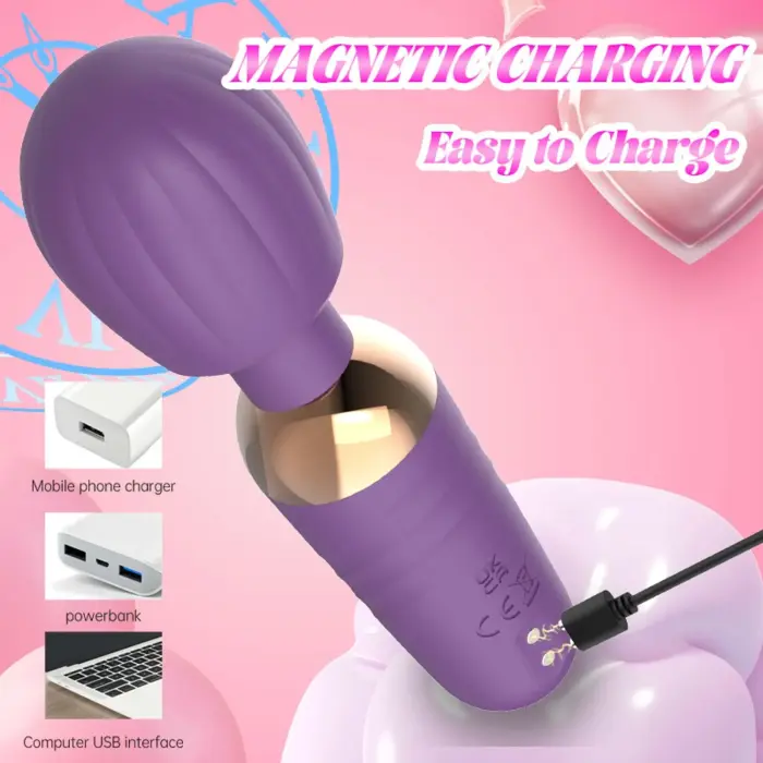 Little Fairy Wand masāžas vibrators – 14.1 cm (5.55″) – violets Foto 12