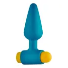 Wave Buzzer vibrējošs anālais spraudnis – 10 cm – Melns — Foto 2