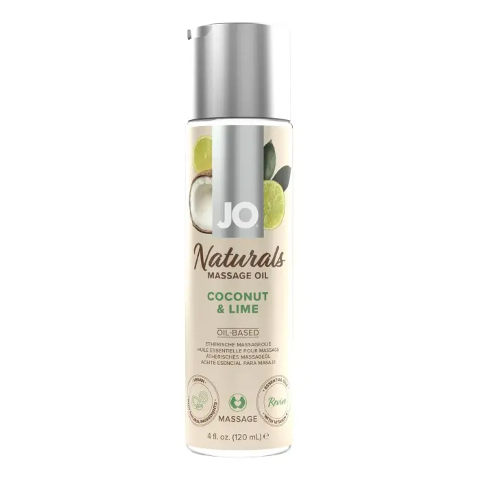 System JO Naturals массажное масло – Кокос и Лайм – 120 мл