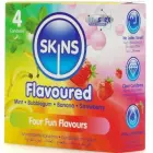 Skins Multi Flavors Premium Flavored Condoms – 4 pcs. — Photo 2