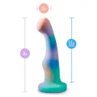 AVANT Opal Dreams Platinum Silicone Dildo with Suction Base – 15.2 cm, Aqua — Photo 4