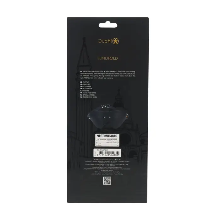 Venice Collection - Blindfold - Black Foto 3