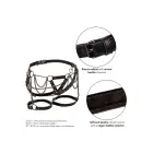 Euphoria Collection Plus Size Thigh Harness With Chains – Black — Photo 4