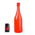 Champagne Bottle Dildo – 39.5 cm (15.5″) – Red Photo