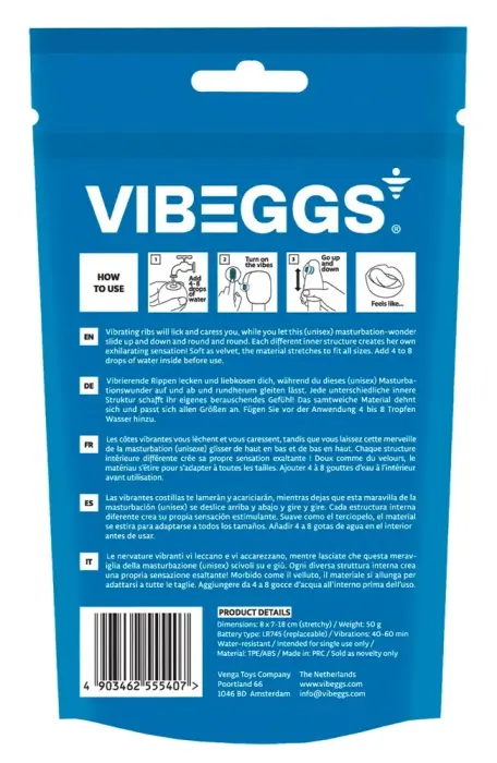 Vibeggs Blow Misty - Vibrējošs masturbatora uzmava Foto 12