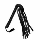 Secret Play Black Bondage Series – kompakta mākslīgās ādas pātaga 44 cm — Foto 2