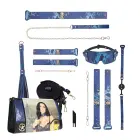 Ouch! Florence Collection premium bondage kit with handbag – blue — Photo 4