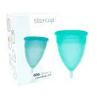 Stercup менструальная чаша, силикон FDA – аквамарин – L (24 мл) — Фото 2