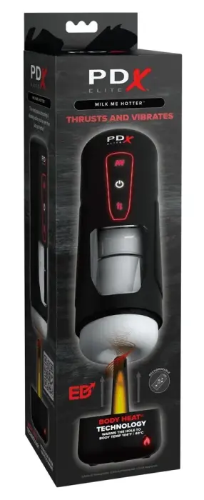 PDX Elite Milk Me Hotter Intimate Device Black 26.7 cm (10.5″)