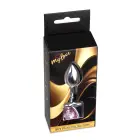 MyLove Toys Jewellery серебряная анальная пробка в форме сердца – 7 cm (2.75″) – Розовый — Фото 9