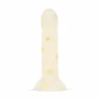 ToyJoy Floral Fantasy Gold Flowers dildo – 15 cm (6″) – caurspīdīgs — Foto 2