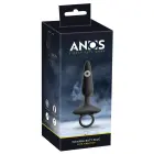 ANOS Flexible Vibrating Anal Plug – 15 cm (5.9″) – Black — Photo 1