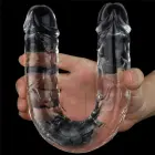 LOVETOY Flawless Clear Double-Ended Dildo – 30.5 cm (12″) – Clear — Photo 6