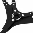 No-Parts Blake – adjustable unisex strap-on harness with 3 O-rings – black — Photo 5