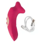 Oral Fun sūkšanas mutes vibrators – 14.5 cm (5.7″) – rozā Foto 9