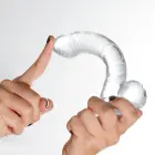 Hudini - Elastīgs caurspīdīgs dildo – 17.5 cm (6.9″) — Foto 7