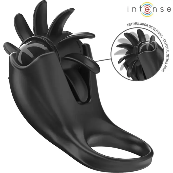 Intense Mabel Vibrating Cock Ring – Black