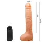 BAILE reālistisks vibrators – 20 cm — Foto 5