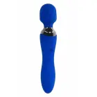 SELOPA BLUE BELLE Dual-Ended Flexible Silicone Wand 19.9cm Blue — Photo 2
