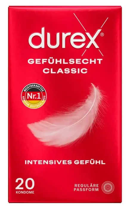 Durex Gefühlsecht Ultra-Thin Condoms – 20 pcs