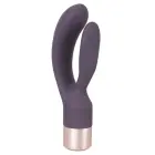 Элегантный двойной кролик-вибратор – 15.2 cm (6″) – розовый — Фото 2