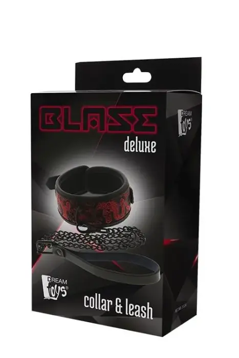 Blaze Deluxe Collar & Leash – Black